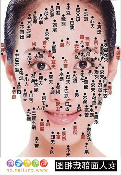 面上有痣 女
